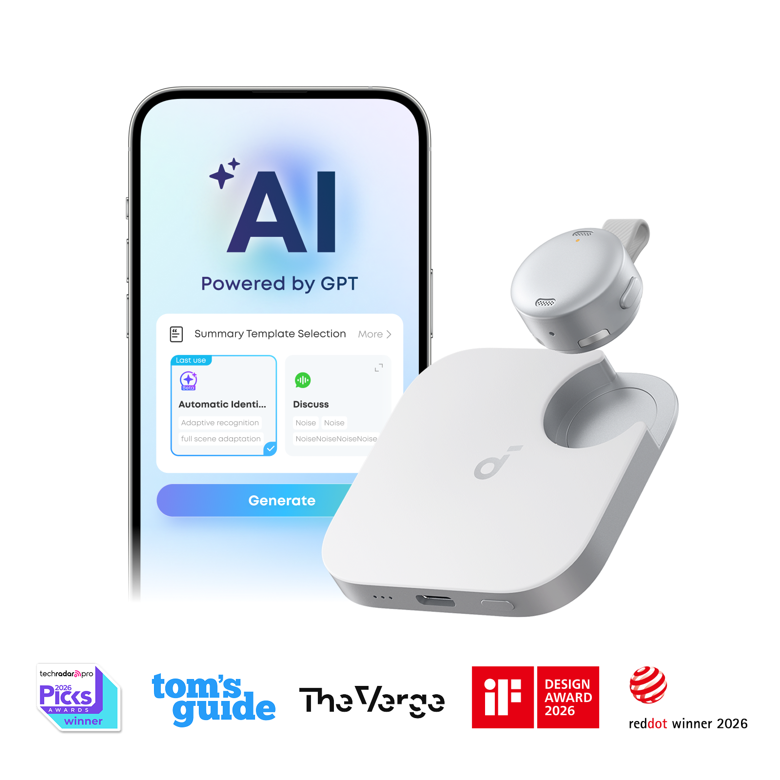 anker-soundcore-work-coin-sized-wearable-ai-note-taker-voice-recorder image 3